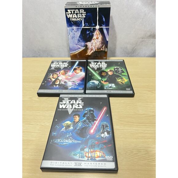 Star Wars Trilogy (DVD, 2005, 3-Disc Set, Widescreen Limited Edition) - Picture 2 of 8